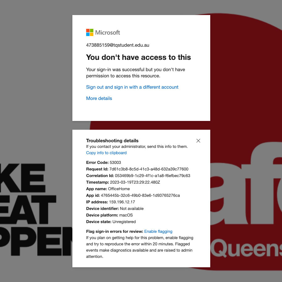 How to unblock your TAFE Queensland Student Account
