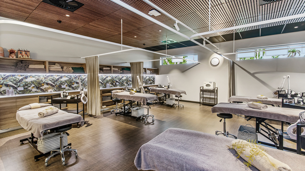 Beauty and hairdressing facilities at the TAFE Queensland Townsville (Pimlico) campus