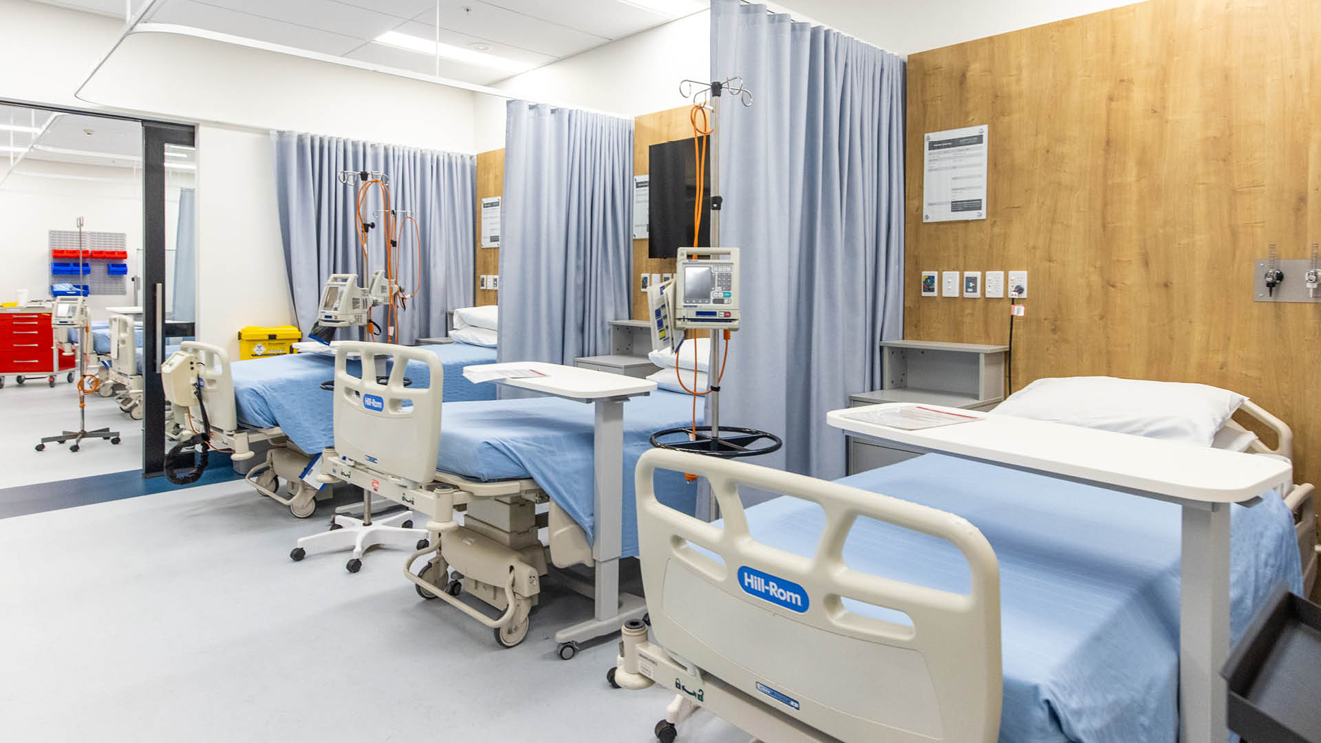 Image of clinical labs hospital bed