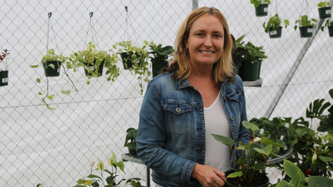 TAFE Queensland horticulture student Lizzie Gallagher