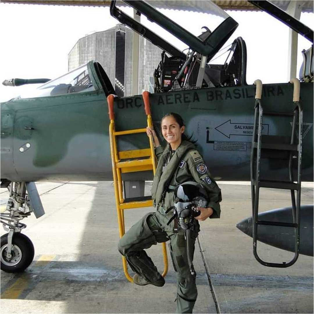 AMEP student Karina, first female fighter pilot in Chile