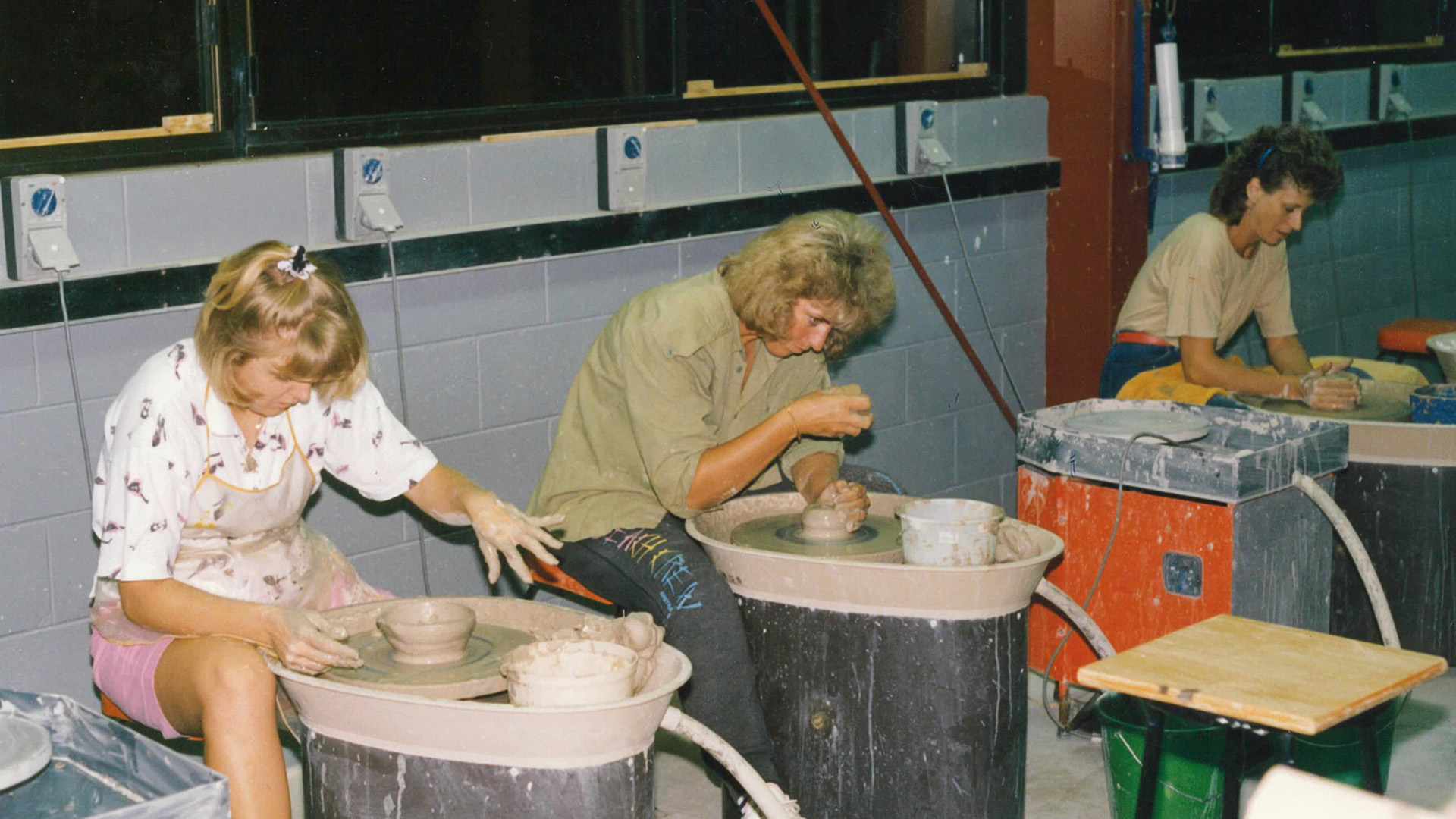 Kingaroy community members attended a pottery class hosted on campus