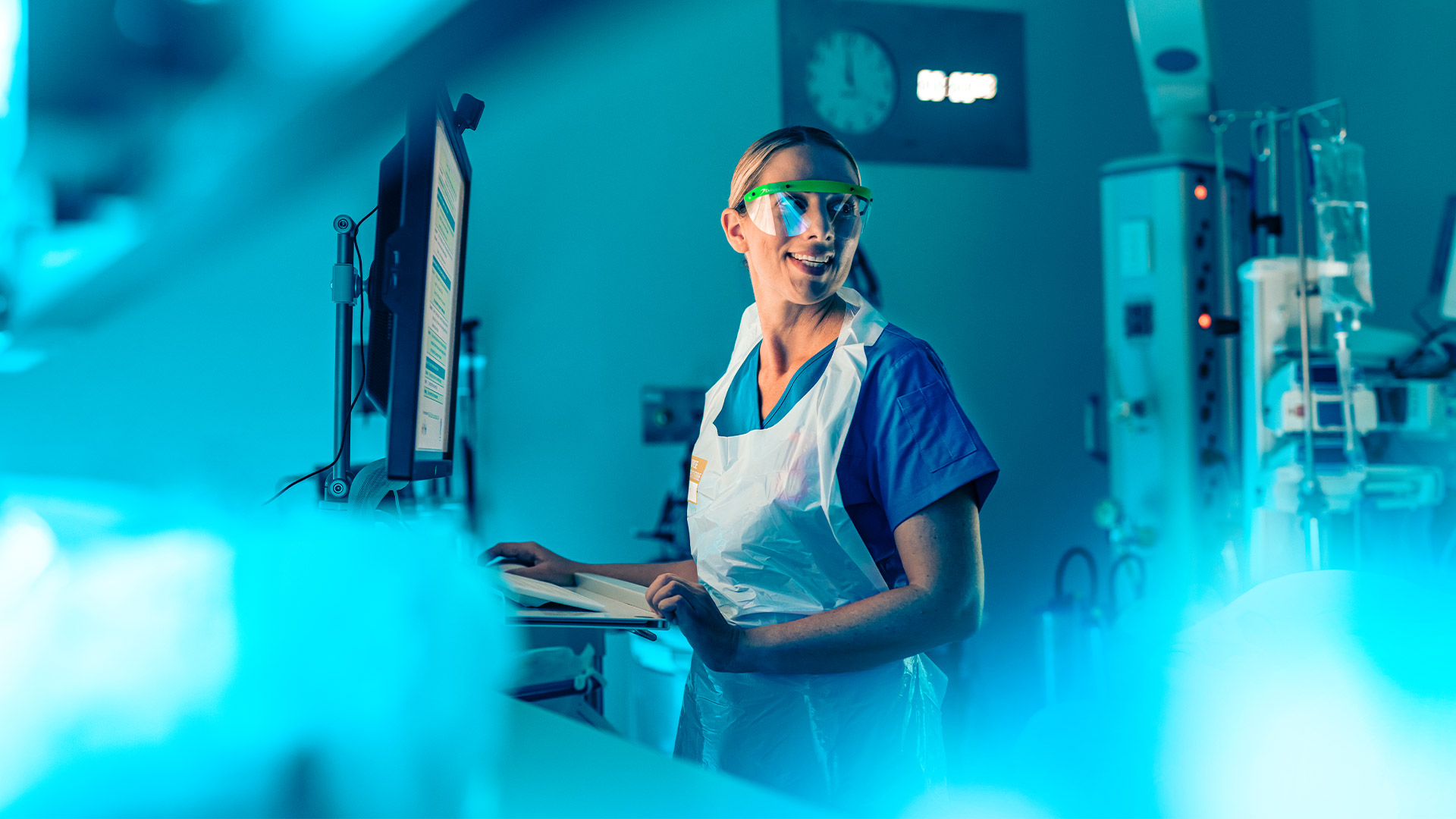 TAFE Queensland nursing graduate working in hospital