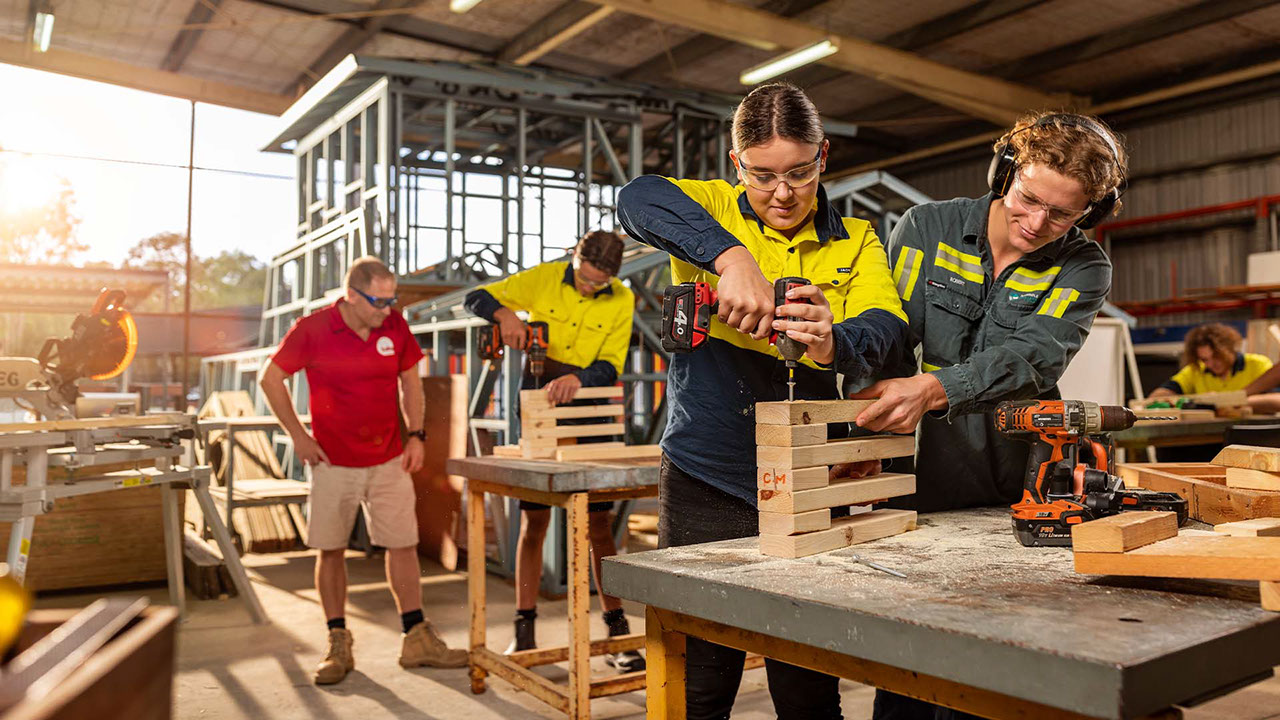 Building and construction training - TAFE at School